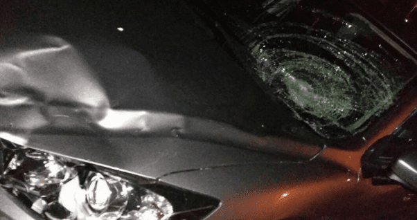 Под Львовом пьяный водитель Mazda сбил на переходе полицейского и пытался скрыться ДТП
