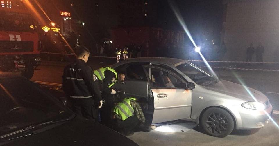 В Киеве взорвалось авто