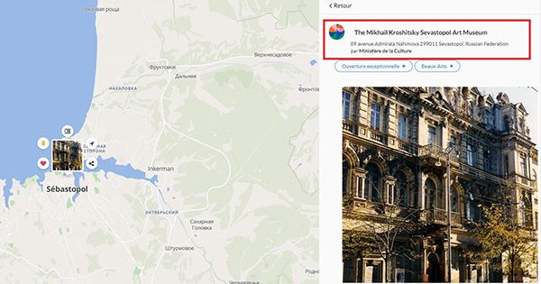 Минкульт Франции Мінкульт Франції показав карту з російським Севастополем