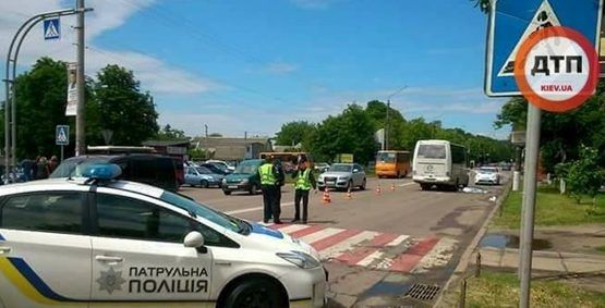 Смертельна ДТП у Борисполі: автобус збив двох дітей на переході дтп в брисполе