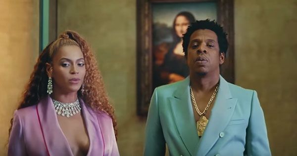 Бейонсе та Jay-Z зняли кліп у Луврі Бейонсе та Jay-Z