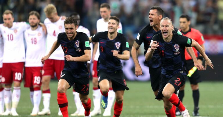 Хорватия — Дания: смотреть фото и обзор матча ЧМ-2018