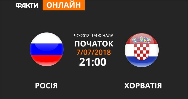 Россия — Хорватия: смотрите онлайн трансляцию ЧМ-2018