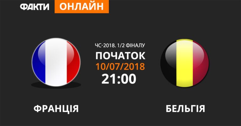 Франція – Бельгія: дивіться онлайн трансляцію ЧС-2018