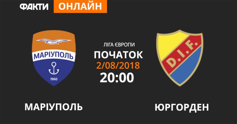 Мариуполь — Юргорден: смотрите онлайн трансляцию Лиги Европы 2018