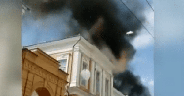 Масштабна пожежа в Харкові