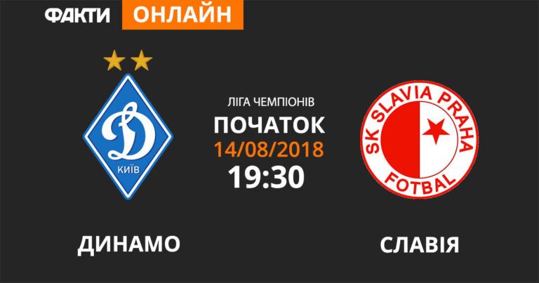 Динамо — Славия: смотрите онлайн трансляцию Лиги чемпионов 2018/19