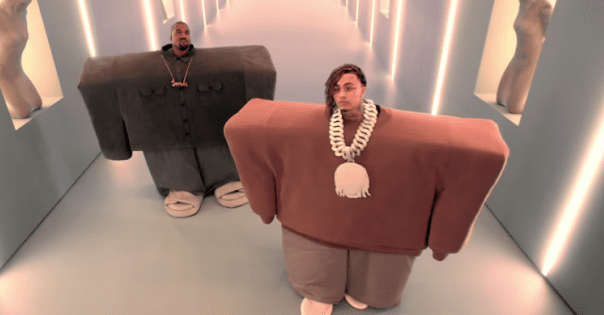 На церемонии Pornhub: Kanye West и Lil Pump показали совместный клип