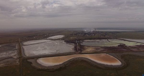 Наслідки хімвикидів в Криму з висоти пташиного польоту химвыбросы в крыму