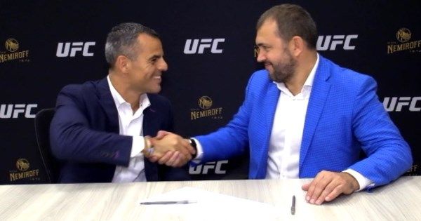 UFC і Nemiroff уклали контракт про глобальне співробітництво