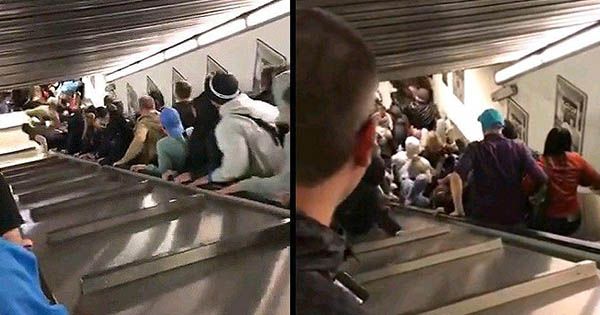 В аварии эскалатора в Риме перед матчем Рома