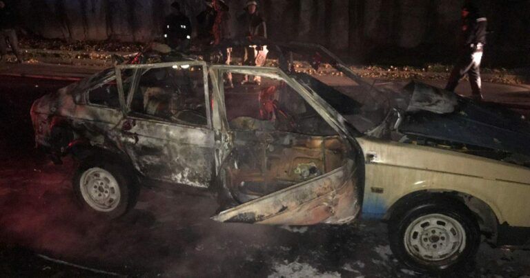 Авто після пожежі