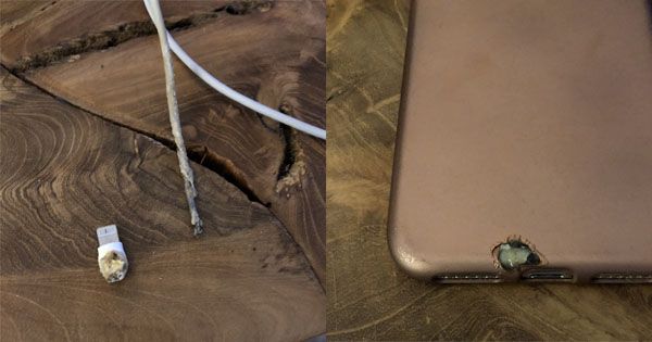 iPhone Х вспыхнул во время зарядки iphone x