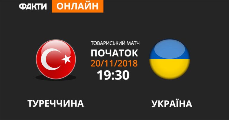 Турция – Украина: смотрите онлайн-трансляцию товарищеского матча 2018 года
