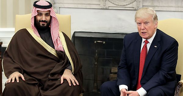 сАУДОВСКИЙ ПРИНЦ И ТРАМП