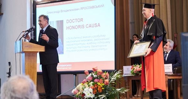 У найкращому університеті України новий почесний доктор – Олександр Ярославський