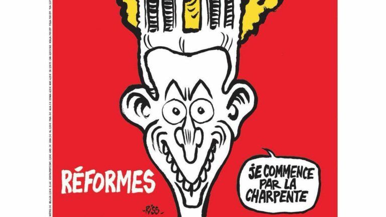 Пожар в Нотр-Даме: Charlie Hebdo опубликовал карикатуру с Макроном и Собором