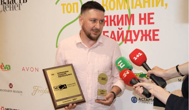 У Києві відзначили ТОП-20 компаній, які впроваджують кращі корпоративно-соціальні практики в Україні