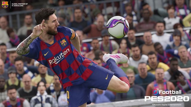 Месси в игре PES 2020