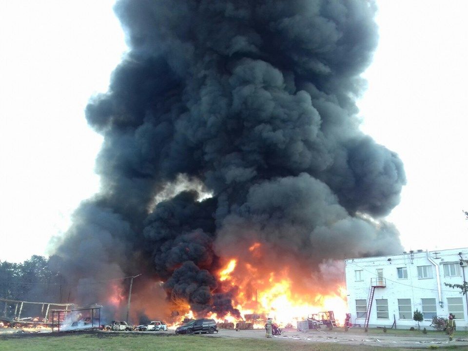 Пожежа під Львовом