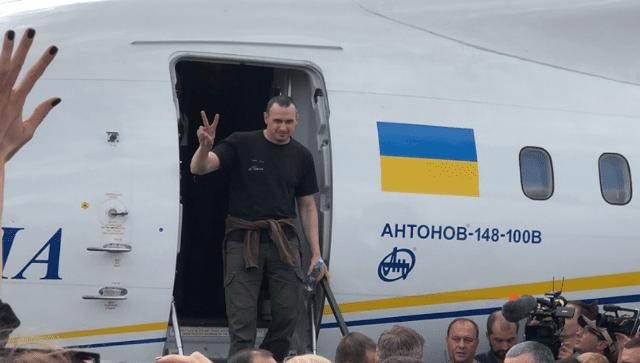 Олег Сенцов в Украине