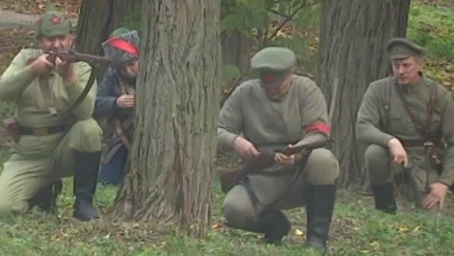 В Виннице воссоздали бой за освобождение города войсками УНР