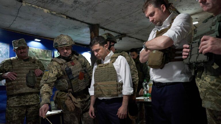 Володимир Зеленський на Донбасі