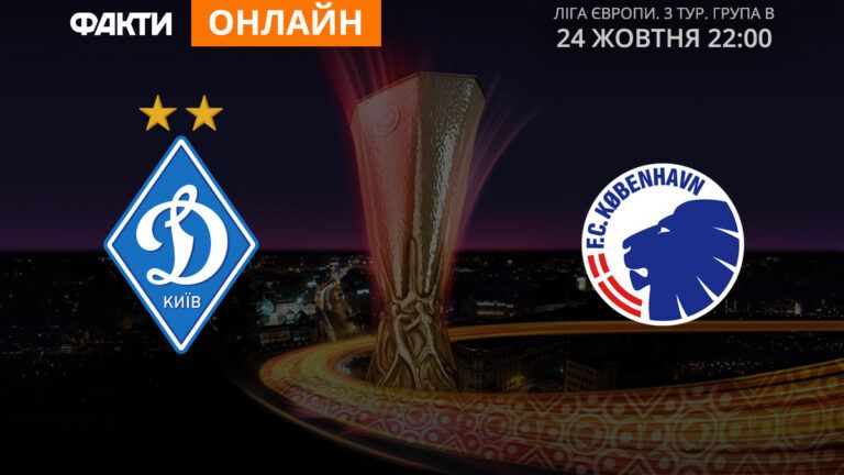 Динамо – Копенгаген: дивіться онлайн трансляцію Ліги Європи 2019/2020