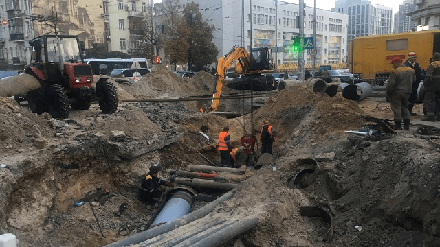 Авария на Шота Руставели: когда устранят неполадки