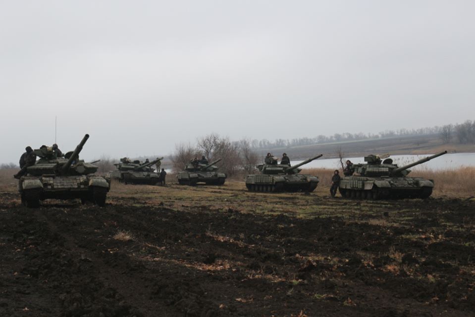 як танкісти на Донбасі вдосконалюють майстерність