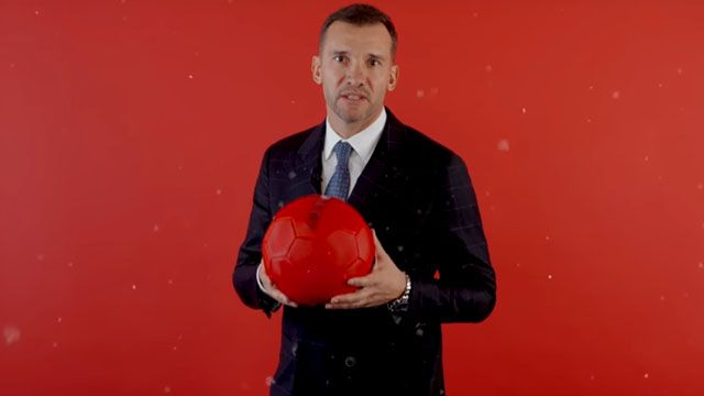 Сборная Украины поздравила с Новым годом