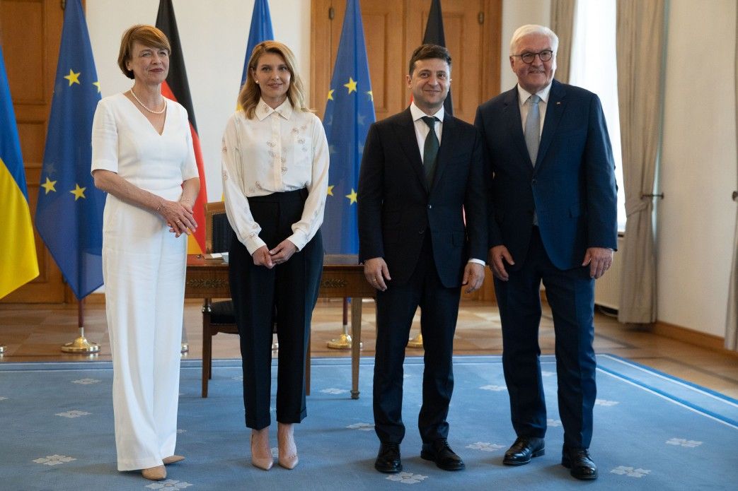 Зеленський та президент Німеччини Зеленський та президент Німеччини