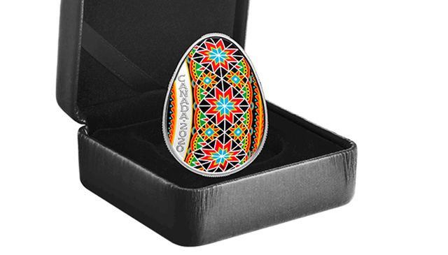 Канада випустила монету у формі української писанки