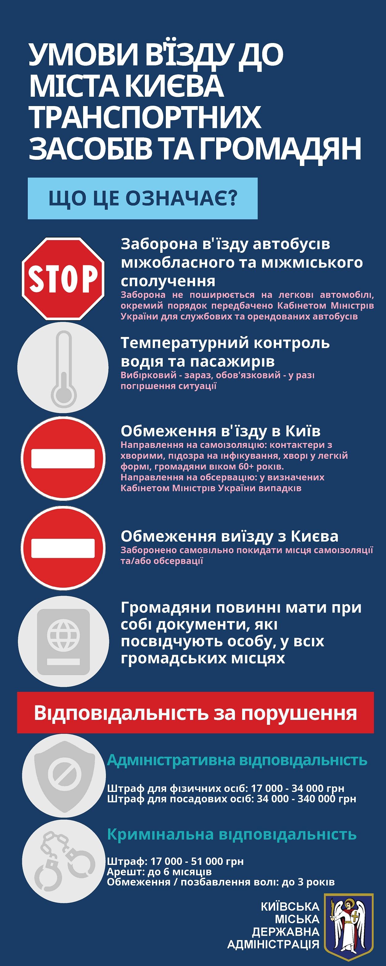 В Киеве усиливают ограничения на время карантина
