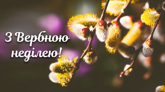 Вербное воскресенье - поздравления в открытках