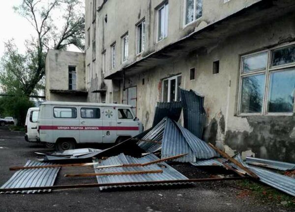 Буревій на Закарпатті