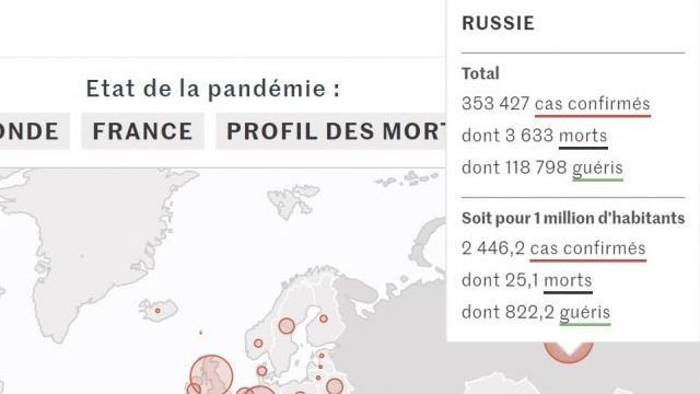 В Франции газета Le Monde опубликовала карту с ”российским” Крымом