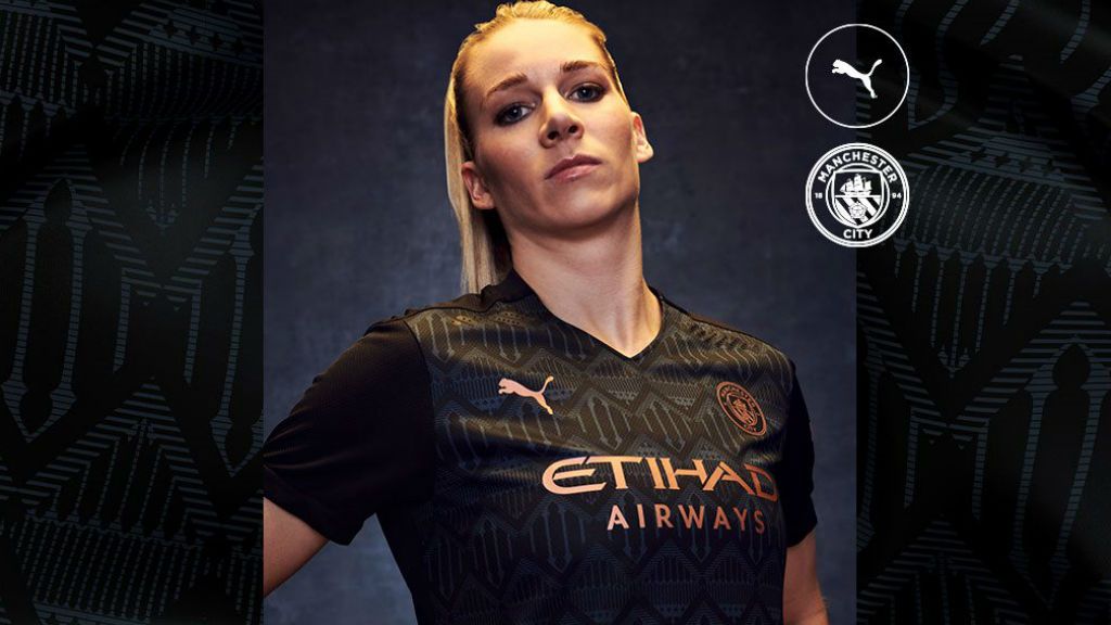 Фото: FC Manchester City Манчестер Сити футбольная форма 2020/21 гостевой комплект