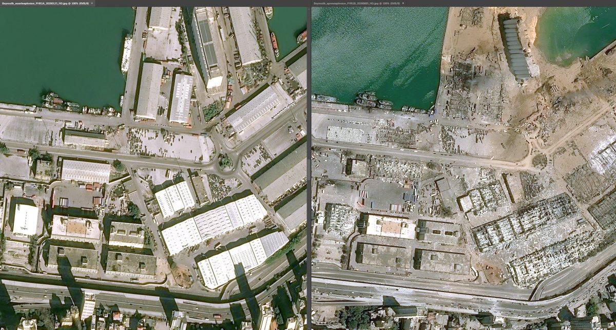 Взрыв в Бейруте: последствия зафиксировал спутник (ФОТО)
