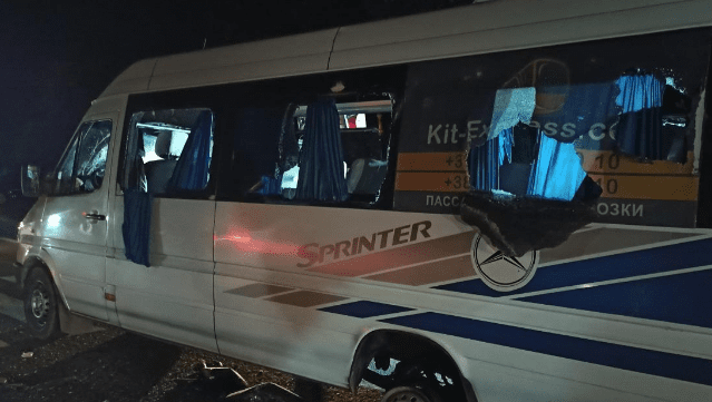 Стрельба на трассе Киев - Харьков