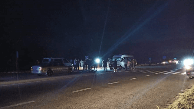 Стрельба на трассе Киев Харьков