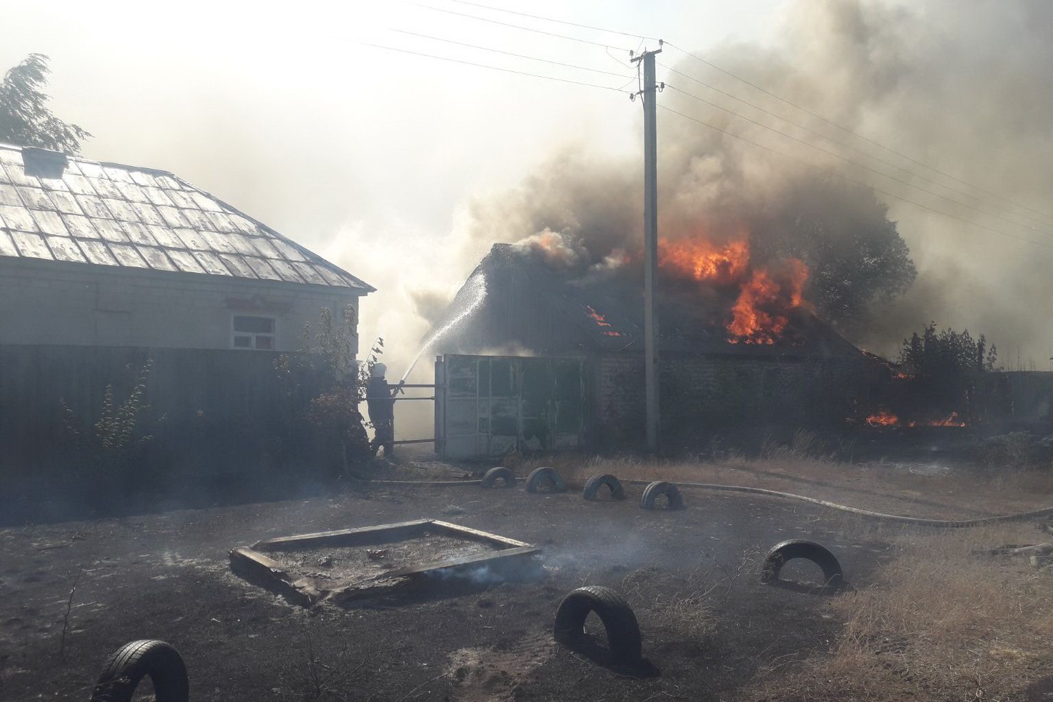 фото: ДСНС Лесной пожар в Харьковской области: подробности пожара