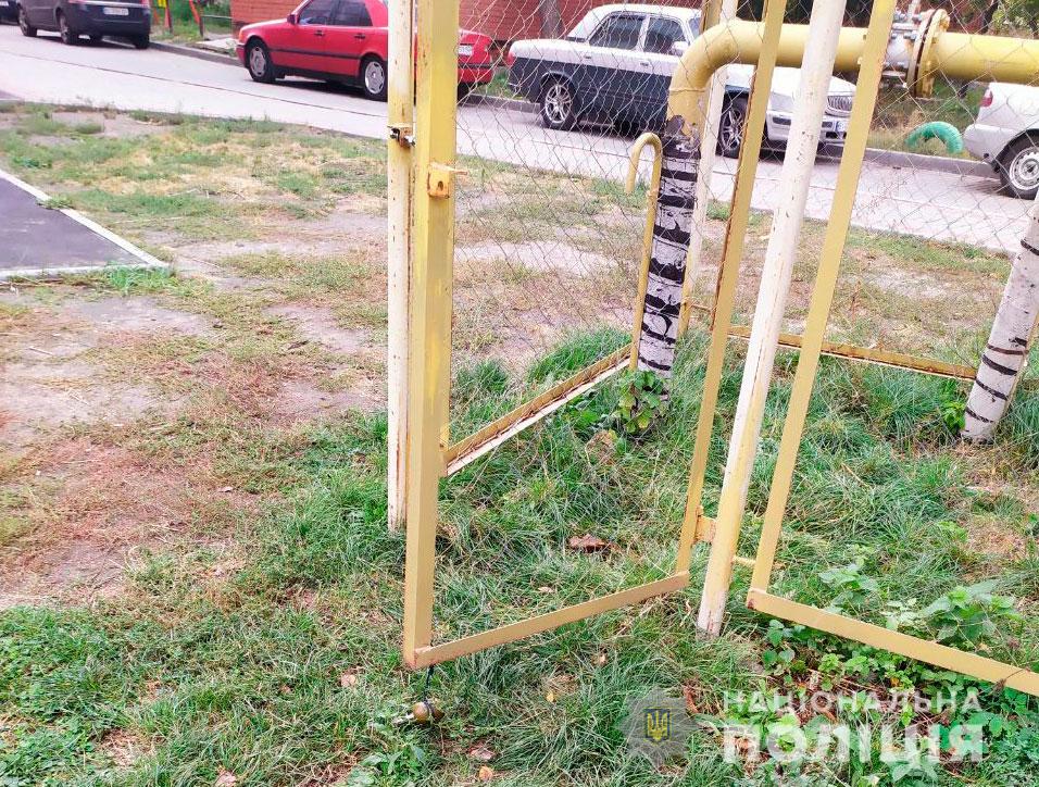 Гранату прицепили к забору — в Полтаве заминировали распределительный газовый щит Минирование газового щита в Полтаве — первые подробности