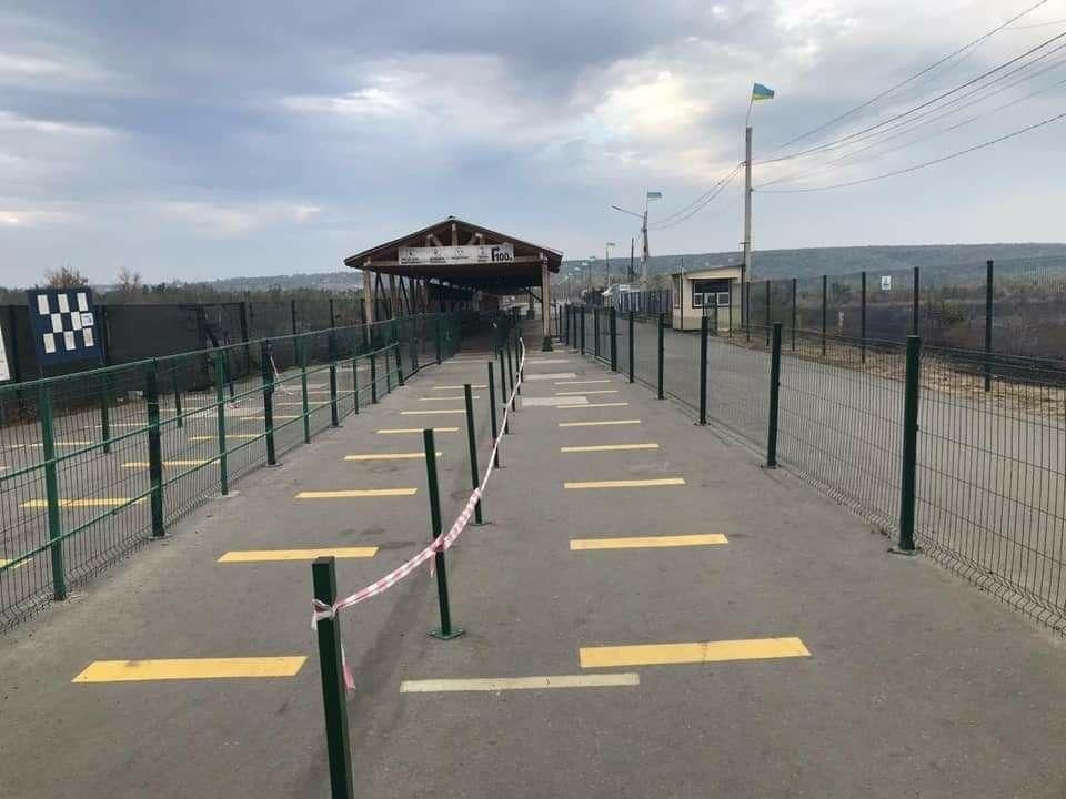 Пожежа на КПВВ Станиця Луганська