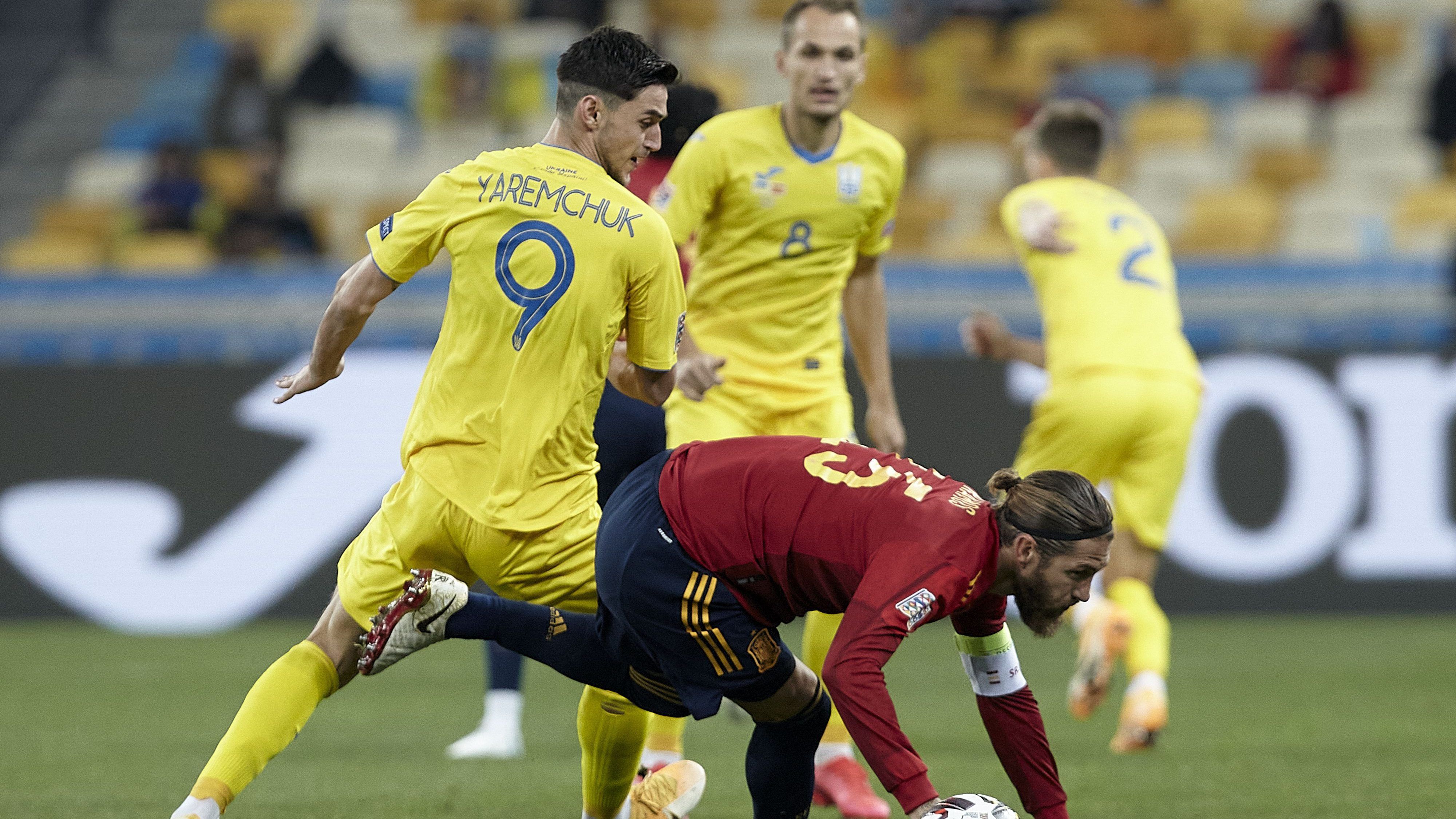 Україна обіграла Іспанію у Києві завдяки голу Циганкова Украина Испания