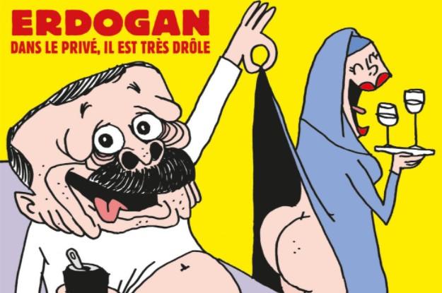 Эрдоган будет судиться с Charlie Hebdo из-за карикатуры