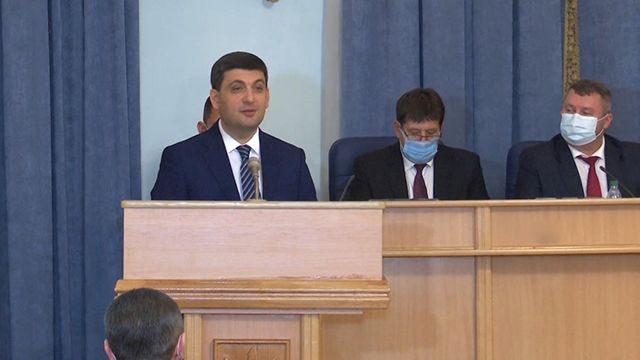 Володимир Гройсман у Вінниці