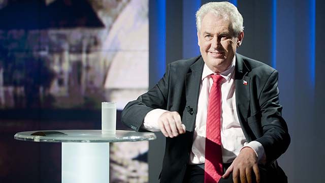Милош Земан президент Чехии