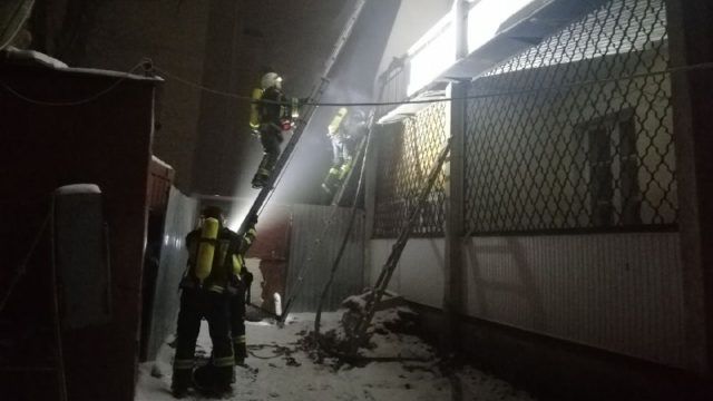 Пожар в Одессе — горело общежитие юридической академии