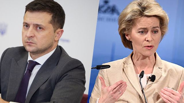 зеленськи і фон дер ляєн